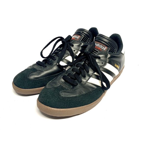 adidas samba black and white